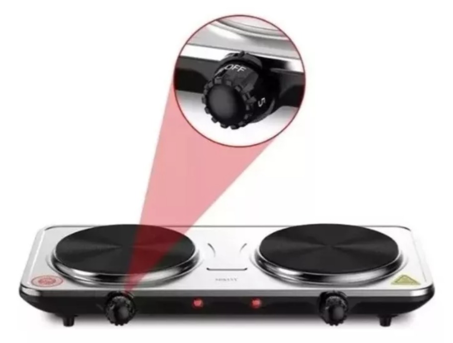 Miniatura 2 de Estufa Eléctrica De 2 Puestos sokanny